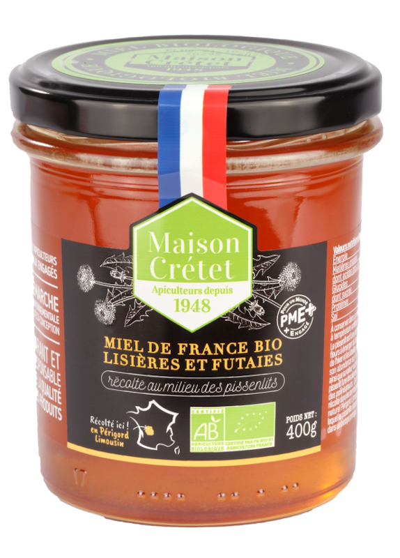 bio miel france pissenlits bio 400gr