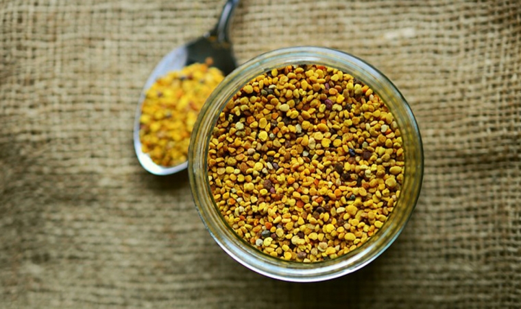 bienfait du miel pollen