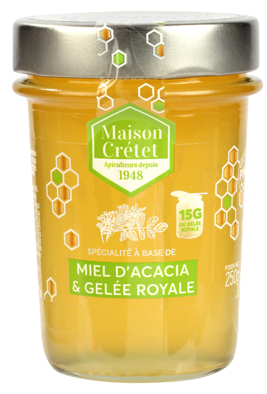 miel enrichi miel acacia gelée royale 25g