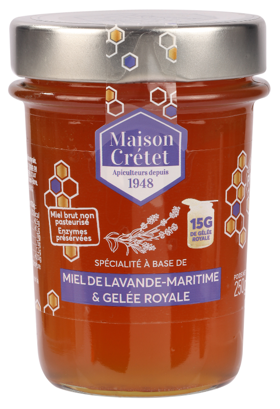 miel enrichis miel lavande gelée royale 250g