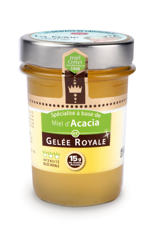 miels enrichis gelee royale acacia