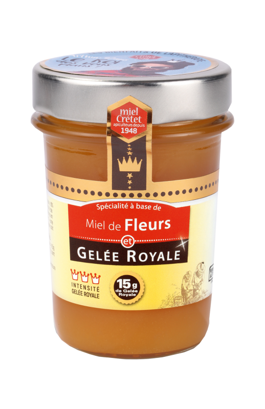 miels enrichis gelee royale fleurs