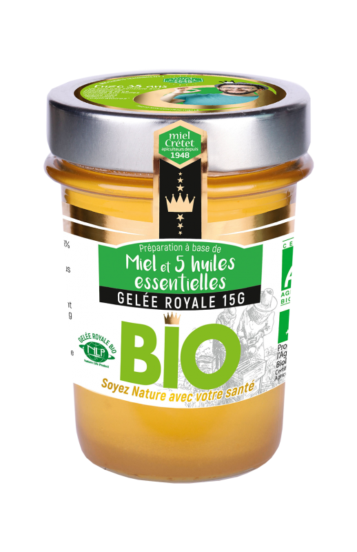 miels enrichis gelee royale huiles essentielles bio