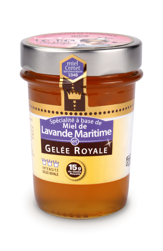 miels enrichis gelee royale lavande