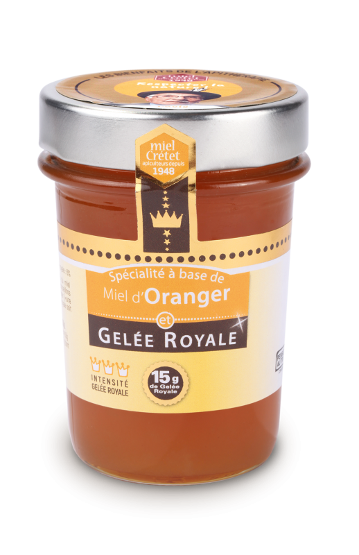 miels enrichis gelee royale oranger