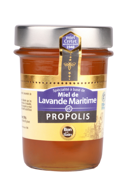miels enrichis propolis lavande