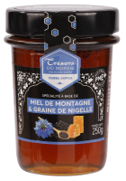 nigelle miel montagne nigelle 250g