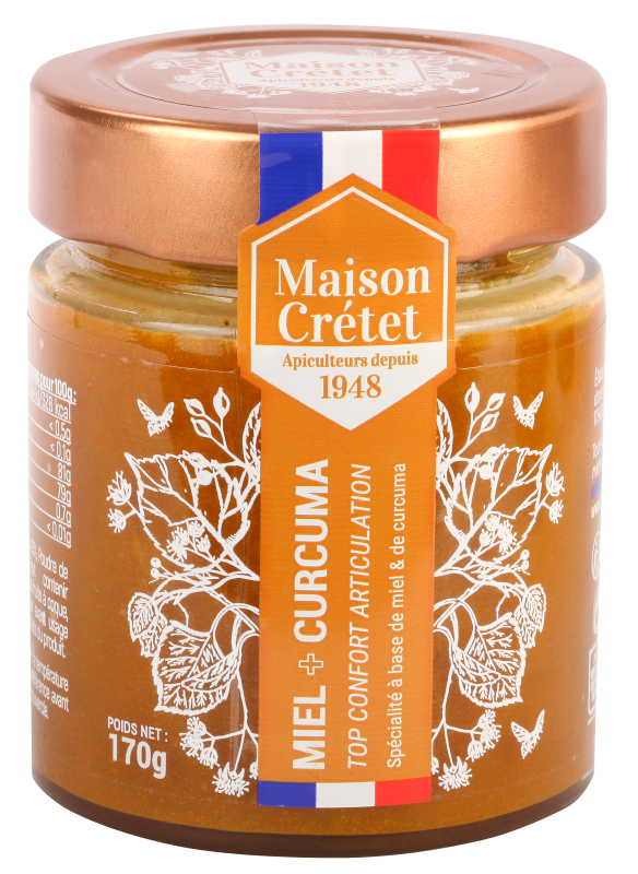 top santé miel+curcuma170g