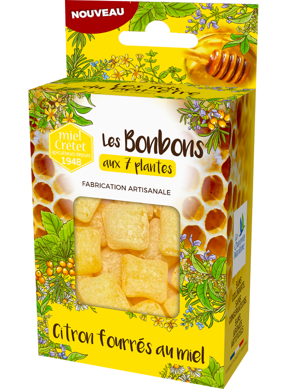 tradition bonbons 7 plantes miel citron