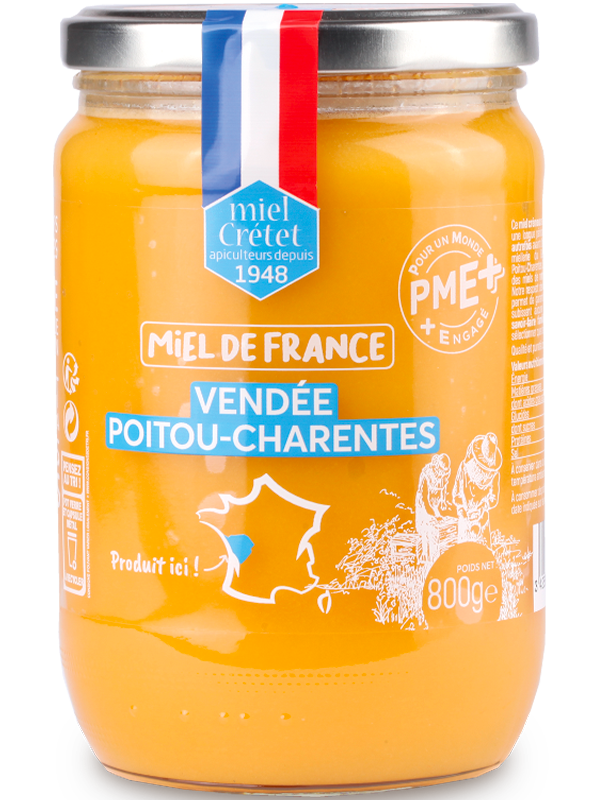 tradition miel vendee poitou charentes 800gr